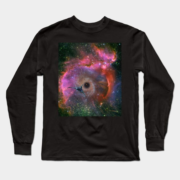 To Explore Far Horizons Long Sleeve T-Shirt by AlienVisitor